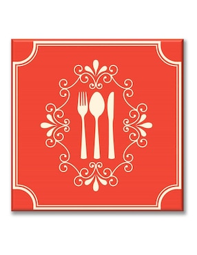 Cuadro decorativo Industria Grafica Ciento 23 Cubiertos