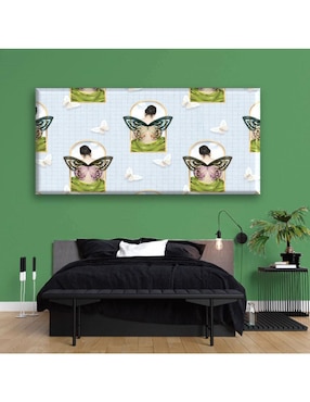 Cuadro decorativo Industria Grafica Ciento 23 mujer mariposa