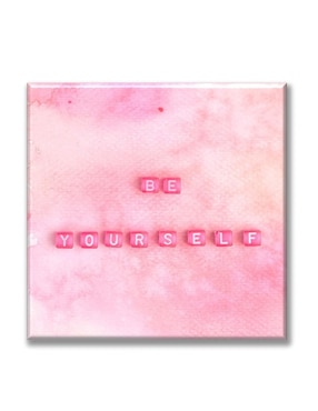 Cuadro decorativo Industria Grafica Ciento 23 Be yourself frase