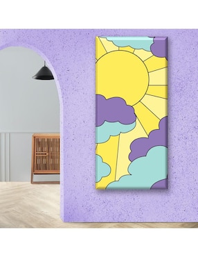 Cuadro decorativo Industria Grafica Ciento 23 Sol y nubes
