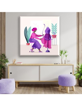 Cuadro decorativo Industria Grafica Ciento 23 Diseñadora de modas