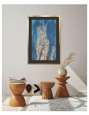 Pintura Reflejo de Oro técnica acrílico Lune Art Gallery