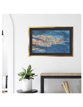 Pintura Reflejo de Oro técnica acrílico Lune Art Gallery