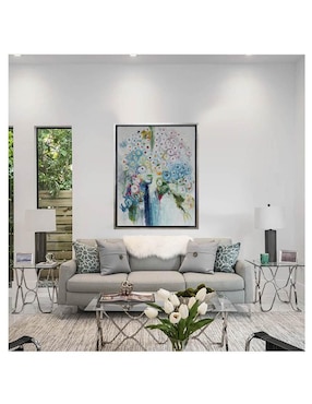 Pintura Belleza Imperfecta Floral técnica mixta Lune Art Gallery Floral