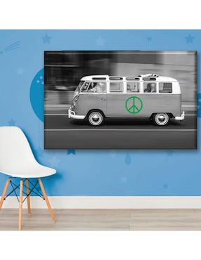 Cuadro decorativo Industria Grafica Ciento 23 Combi hippie