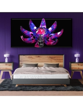 Cuadro decorativo Industria Grafica Ciento 23 Flor mecánica