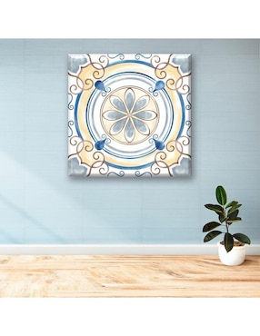 Cuadro decorativo Industria Grafica Ciento 23 Flor circular