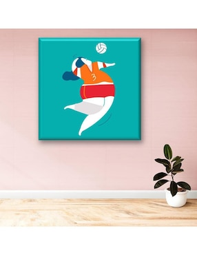 Cuadro decorativo Industria Grafica Ciento 23 Jugadora de volleyball