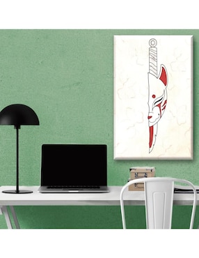 Cuadro decorativo Industria Grafica Ciento 23 Máscara japonesa