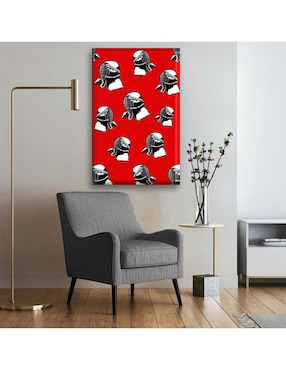 Cuadro decorativo Industria Grafica Ciento 23 Casco samurai