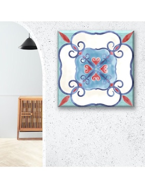Cuadro decorativo Industria Grafica Ciento 23 Mosaico acuarela