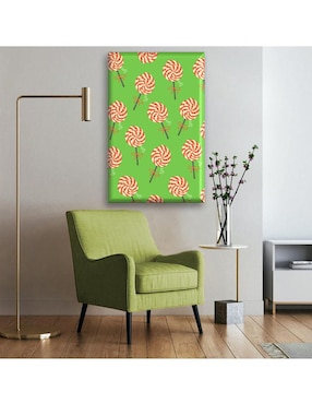 Cuadro decorativo Industria Grafica Ciento 23 Paletas de menta