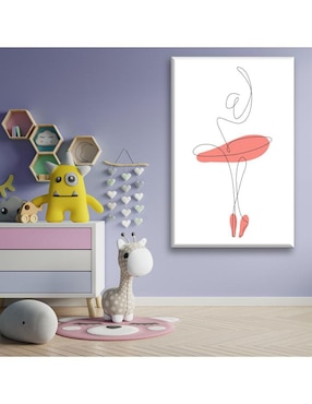 Cuadro decorativo Industria Grafica Ciento 23 Bailarina linea