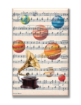 Cuadro Decorativo Industria Gráfica Ciento 23 Collage Musical