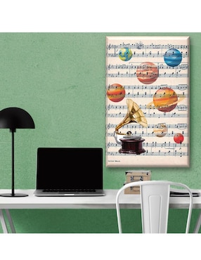 Cuadro decorativo Industria Grafica Ciento 23 Collage musical
