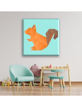 Cuadro decorativo Industria Grafica Ciento 23 Ardilla origami