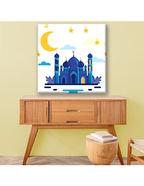 Cuadro decorativo Industria Grafica Ciento 23 Templo de noche