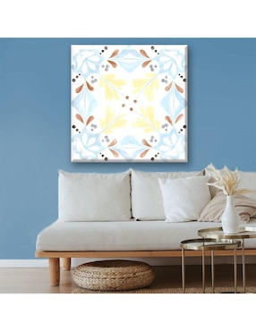 Cuadro decorativo Industria Grafica Ciento 23 Mosaico detalles amarillos