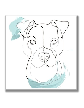 Cuadro Decorativo Industria Gráfica Ciento 23 Línea Pitbull