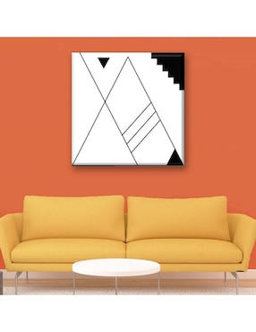 Cuadro decorativo Industria Grafica Ciento 23 Trazos de triángulo