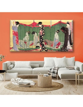 Cuadro decorativo Industria Grafica Ciento 23 Mujeres durante la noche