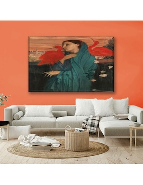 Cuadro decorativo Industria Grafica Ciento 23 Mujer joven con ibis