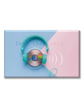Cuadro decorativo Industria Grafica Ciento 23 Audifonos