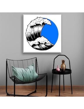 Cuadro decorativo Industria Grafica Ciento 23 Ola japonesa