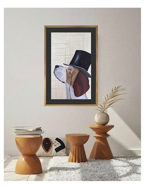 Pintura Intellectual Dog técnica acrílico Lune Art Gallery Perros