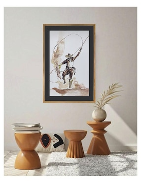 Pintura Cowboy técnica acrílico Lune Art Gallery