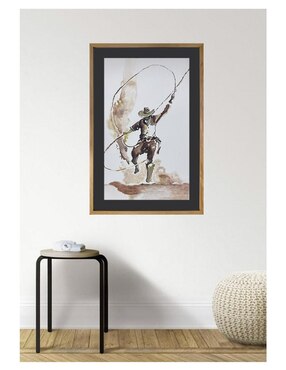 Pintura Cowboy técnica acrílico Lune Art Gallery