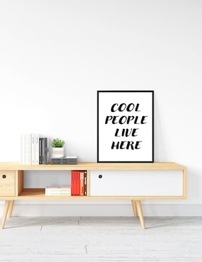 Cuadro decorativo Pixelarte letras