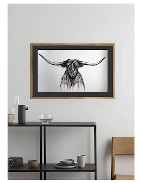 Pintura Horns técnica acrílico Lune Art Gallery AnimalArt
