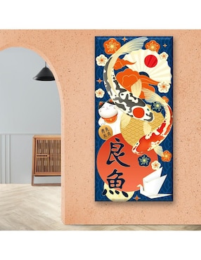 Cuadro decorativo Industria Grafica Ciento 23 Tapiz peces koi