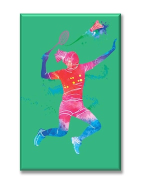 Cuadro Decorativo Industria Gráfica Ciento 23 Jugadora De Tenis