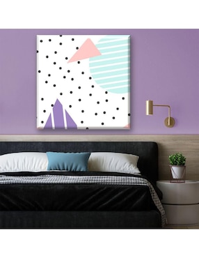 Cuadro decorativo Industria Grafica Ciento 23 Formas tonos pastel