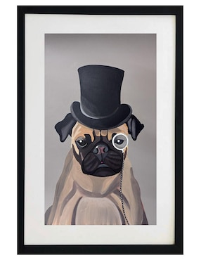 Pintura Don Miloh técnica acrílico Lune Art Gallery AnimalArt
