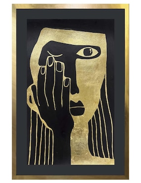 Pintura Gold Era técnica acrílico Lune Art Gallery