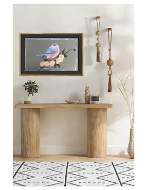 Pintura Blue Bird técnica acrílico Lune Art Gallery Birds