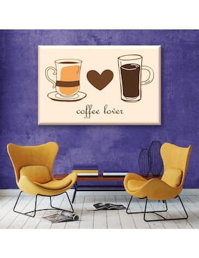 Cuadro decorativo Industria Grafica Ciento 23 Coffee lover