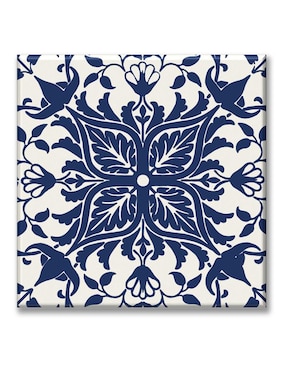 Cuadro decorativo Industria Grafica Ciento 23 Tapiz geométrico azul