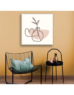 Cuadro decorativo Industria Grafica Ciento 23 Minimalismo tonos arena