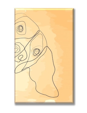 Cuadro decorativo Industria Grafica Ciento 23 Perrito minimalista