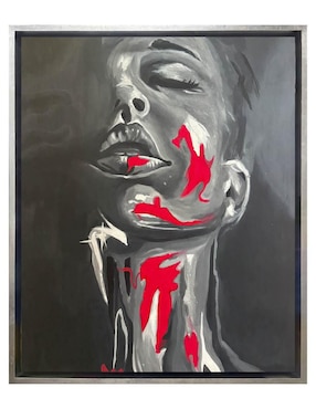 Pintura Passion II técnica acrílico Lune Art Gallery Erotismo