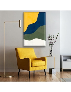 Cuadro decorativo Industria Grafica Ciento 23 Ondas y tonalidades