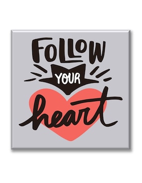 Cuadro decorativo Industria Grafica Ciento 23 Follow your heart