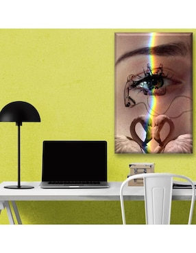 Cuadro decorativo Industria Grafica Ciento 23 Ojo arcoíris