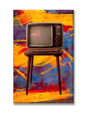 Cuadro decorativo Industria Grafica Ciento 23 Televisión vintage