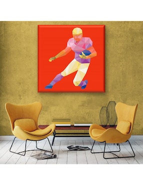Cuadro decorativo Industria Grafica Ciento 23 Jugador de americano