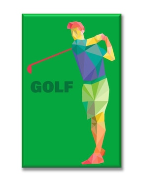 Cuadro Decorativo Industria Grafica Ciento 23 Golf Colores